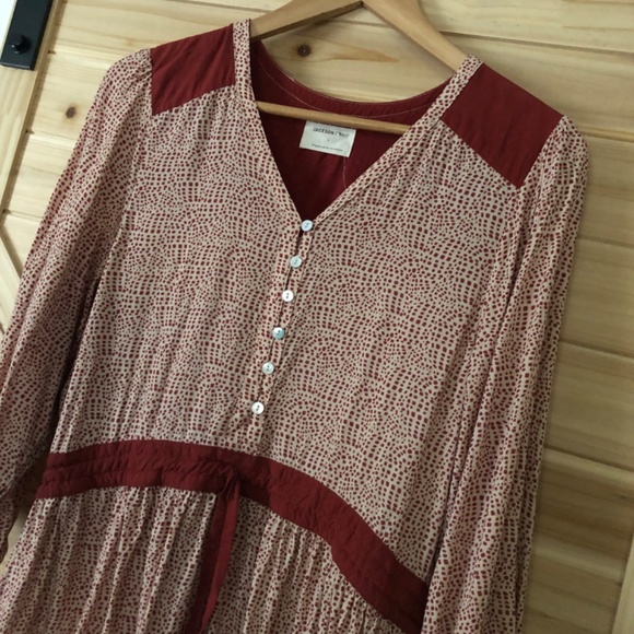 Jackson Rowie Evie Juno Mini Dress S - Picture 3 of 9